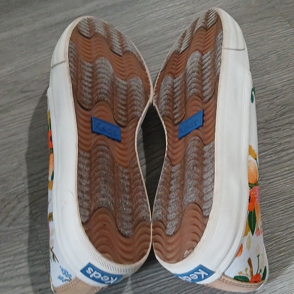 Keds Rifle Paper Co Floral Sneakers 62681 Multicolor Slip On Sz 7 NWOT - Picture 7 of 8